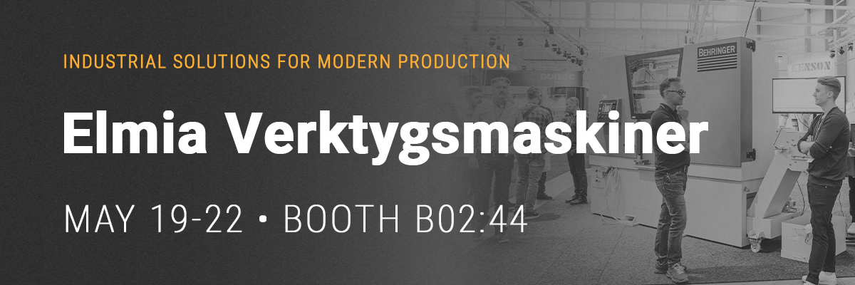 Begner på Elmia Verktygsmaskiner 2026