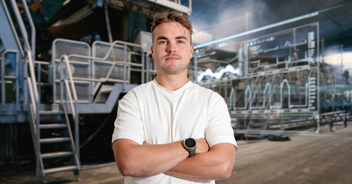 Edvard Sand, ny systemingenjör på Begner (iba Nordic)