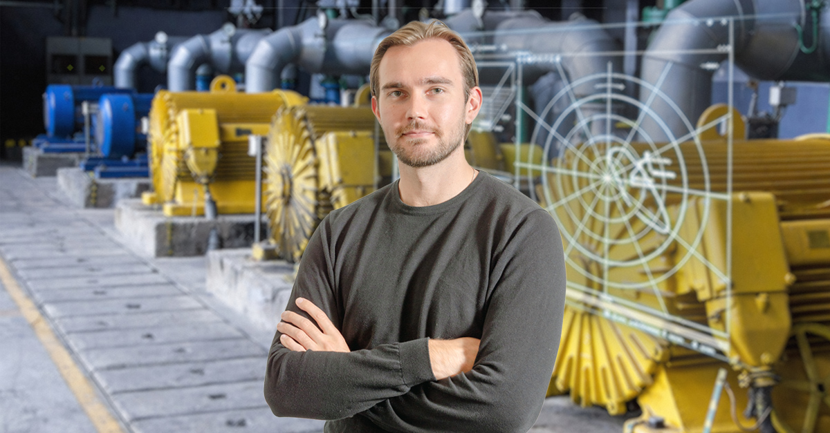 Elias, new System Engineer at Begner (iba Nordic)